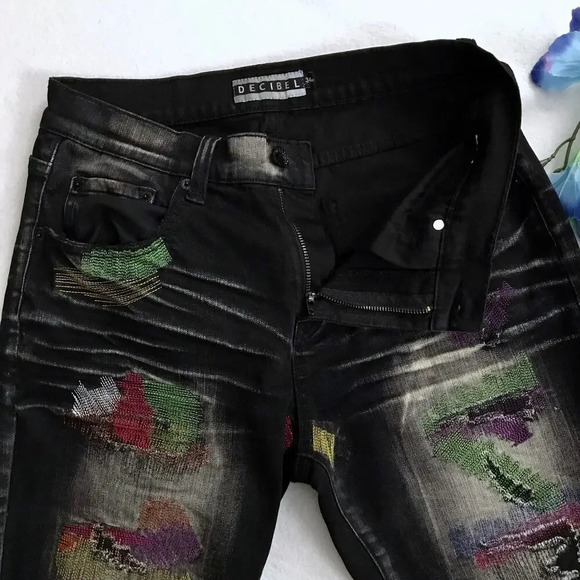 Decibel NWOT Black Wash Jean Shorts Men 30 *Pls See Description* - Picture 7 of 10